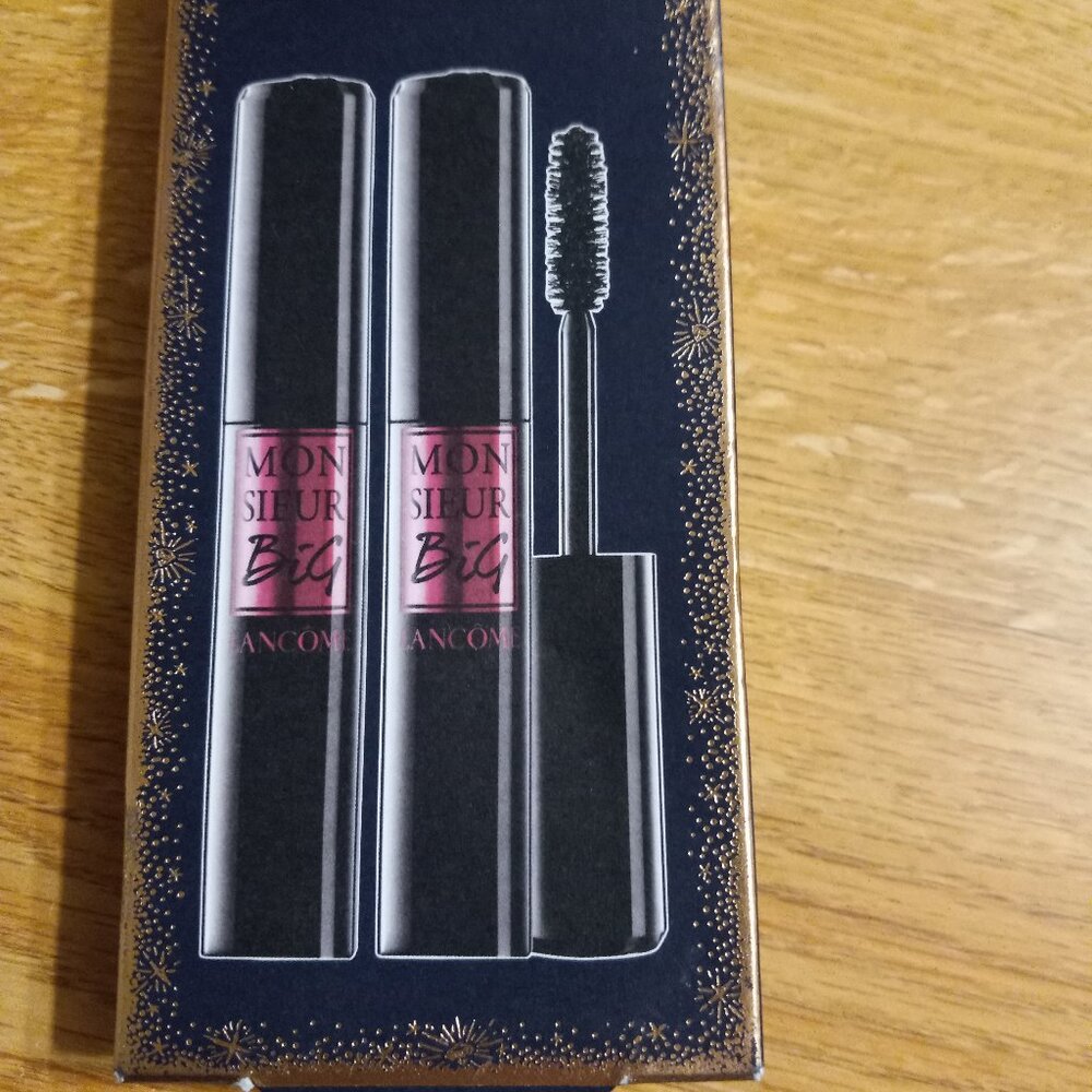 New Lancome Monsieur Big Waterproof Mascara Grand Volume Big Black 0.33 oz/10 ml